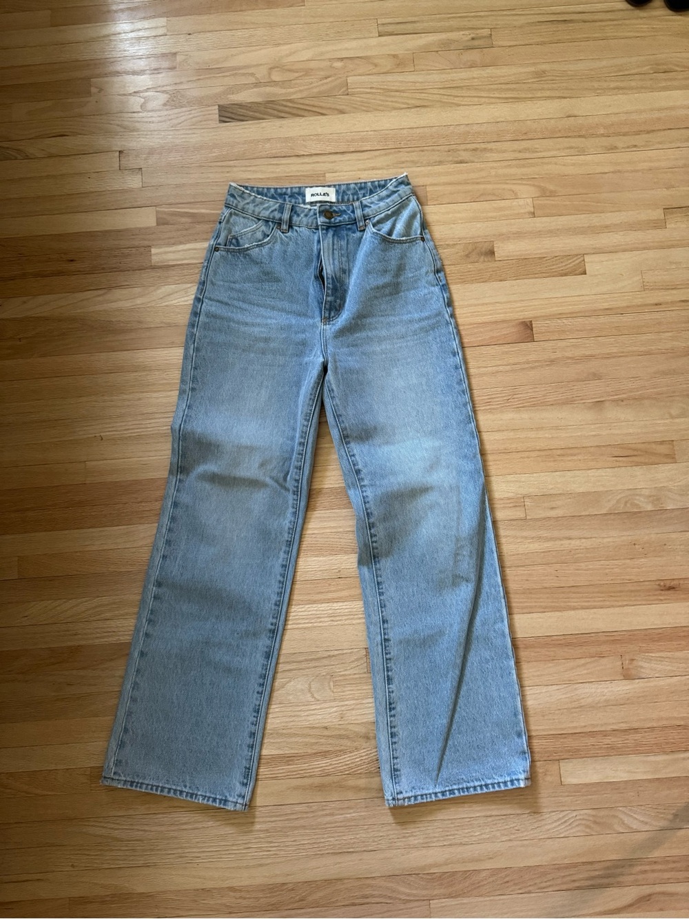 ROLLA'S Light Blue Straight Leg Jeans